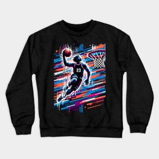 Pixel Perfect Swish: Level Up Your Streetwear Crewneck Sweatshirt